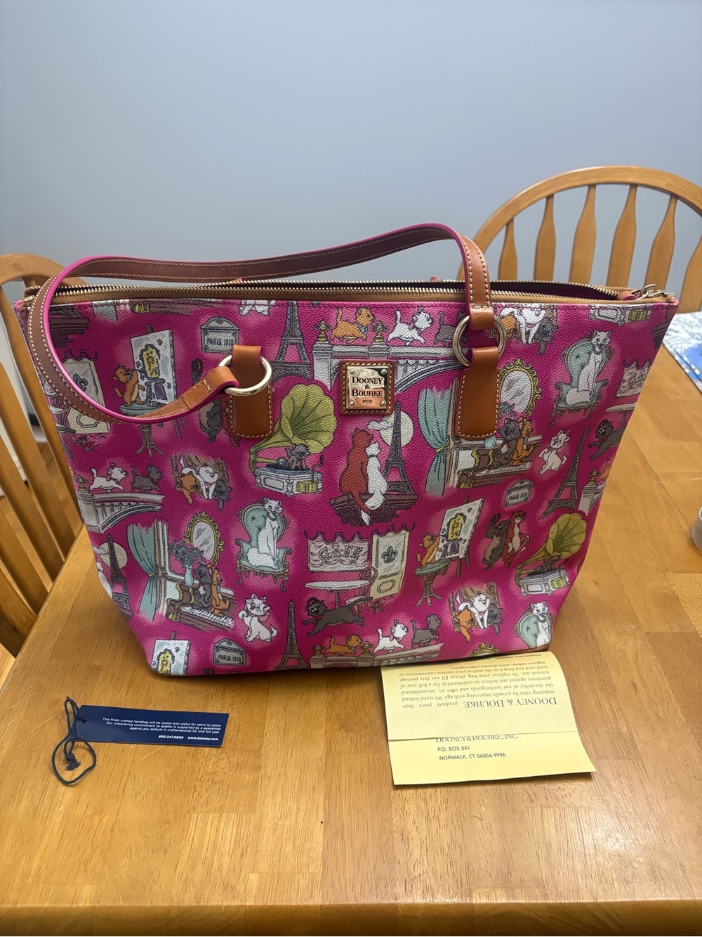 Disney Dooney and Bourke Aristocats Tote